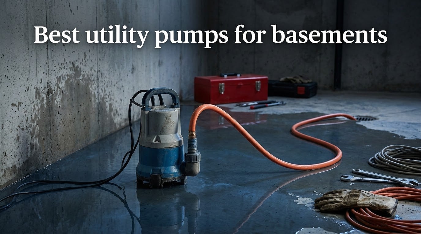 Best utility pumps for basements