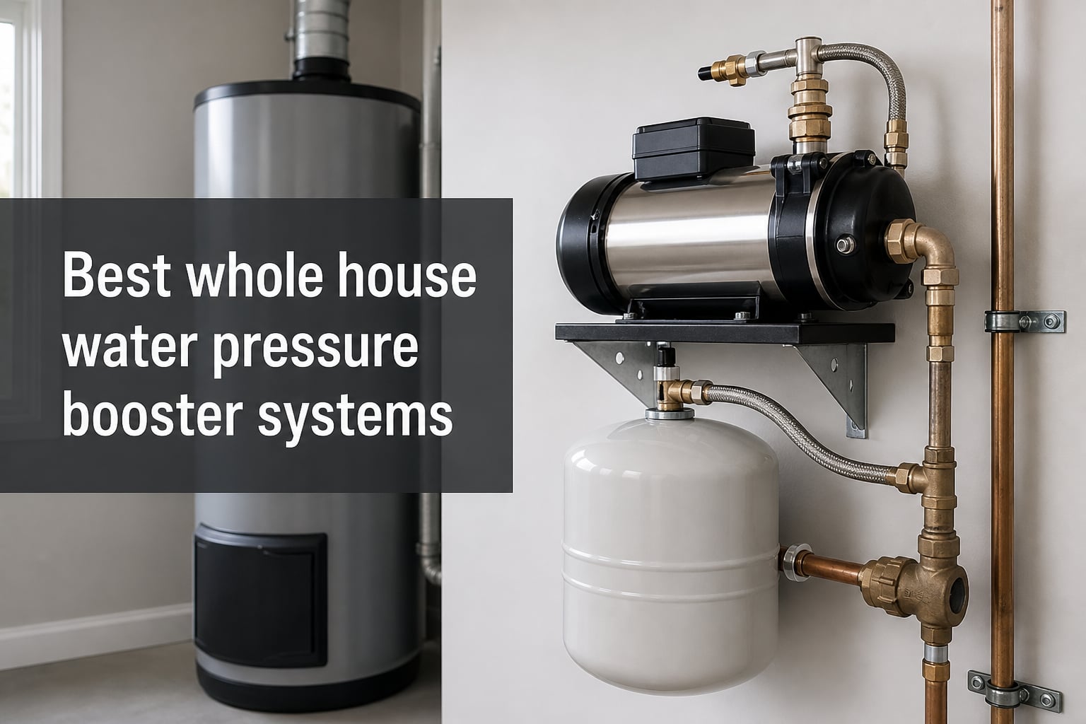 Best whole house water pressure booster systems