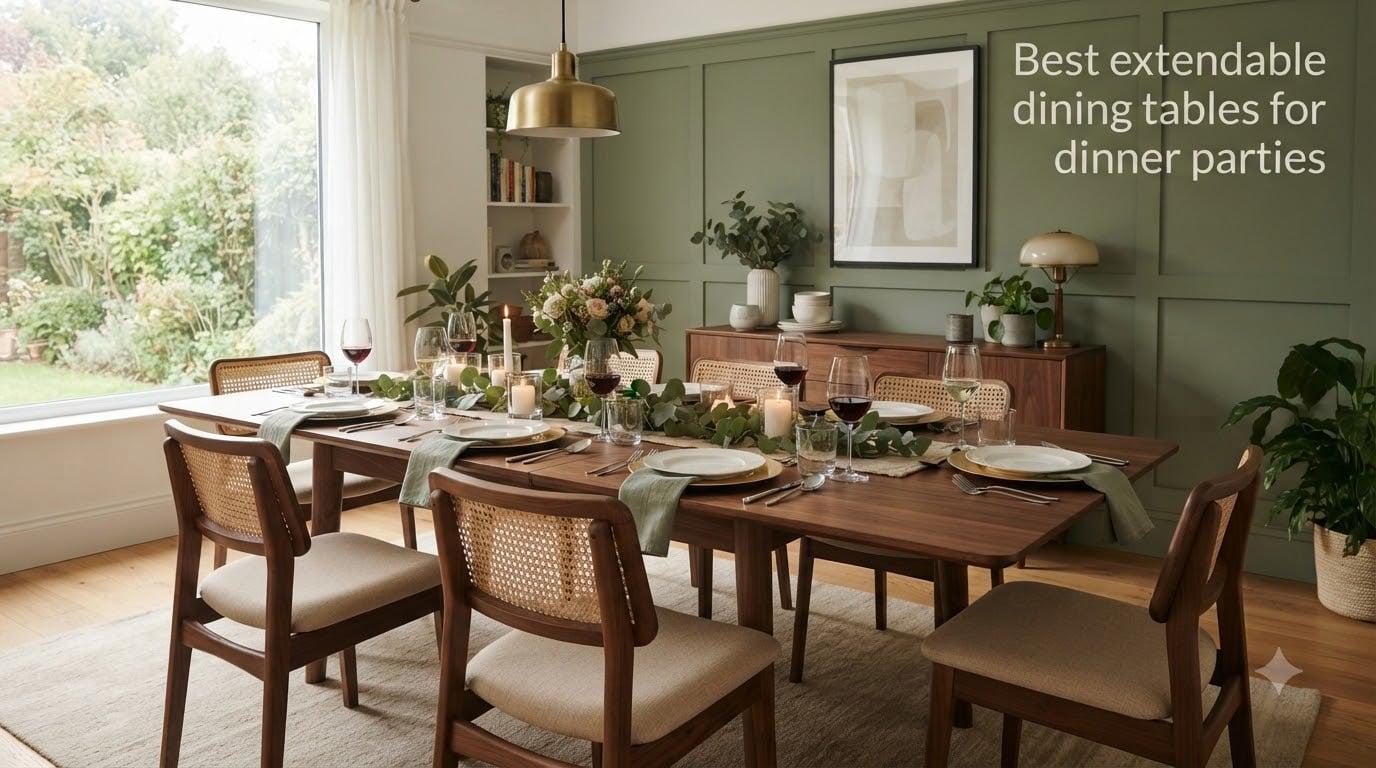 Best extendable dining tables for dinner parties