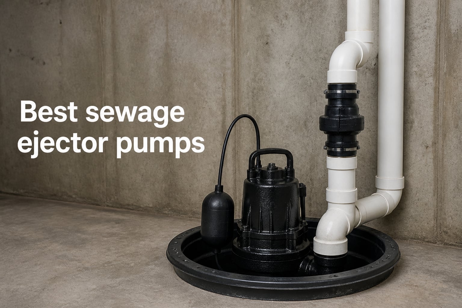 Best sewage ejector pumps
