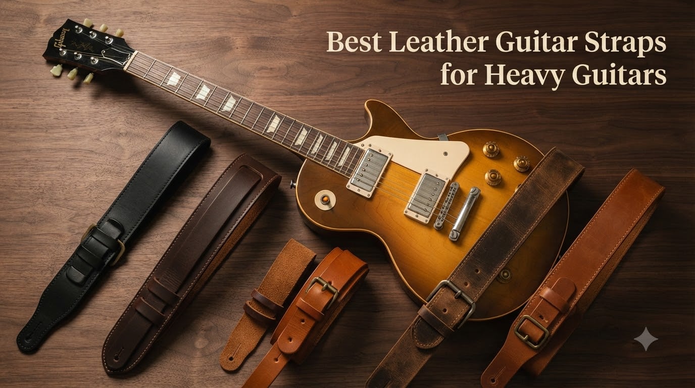 Best Leather Guitar Straps for Heavy Guitars