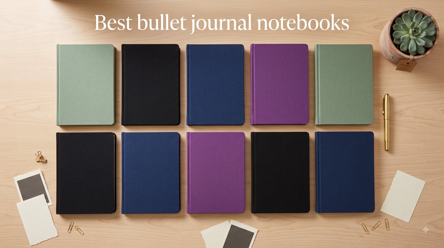 Best bullet journal notebooks