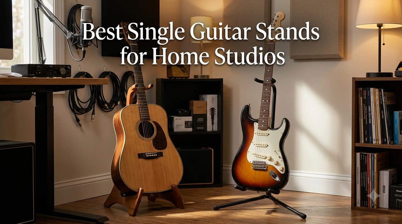 Best Single Guitar Stands for Home Studios