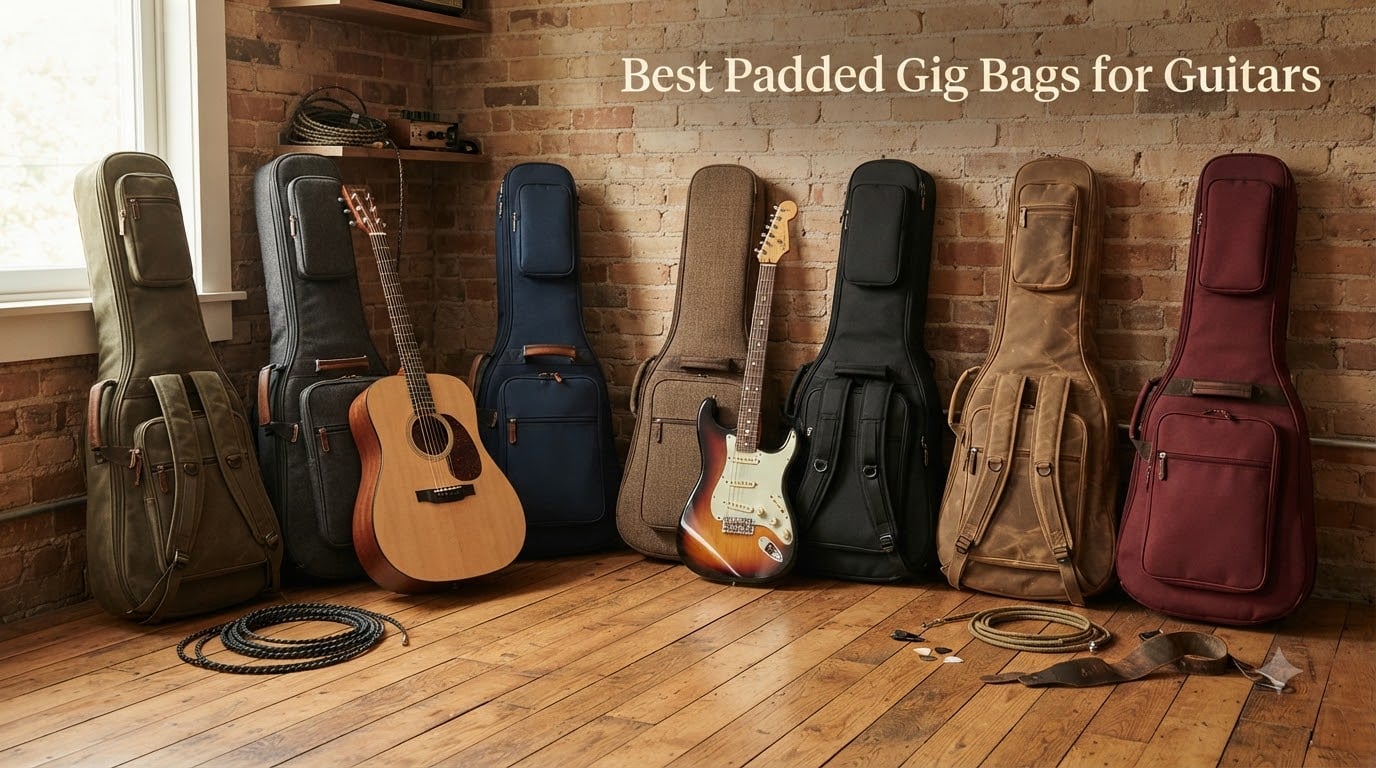Best Padded Gig Bags for Guitars