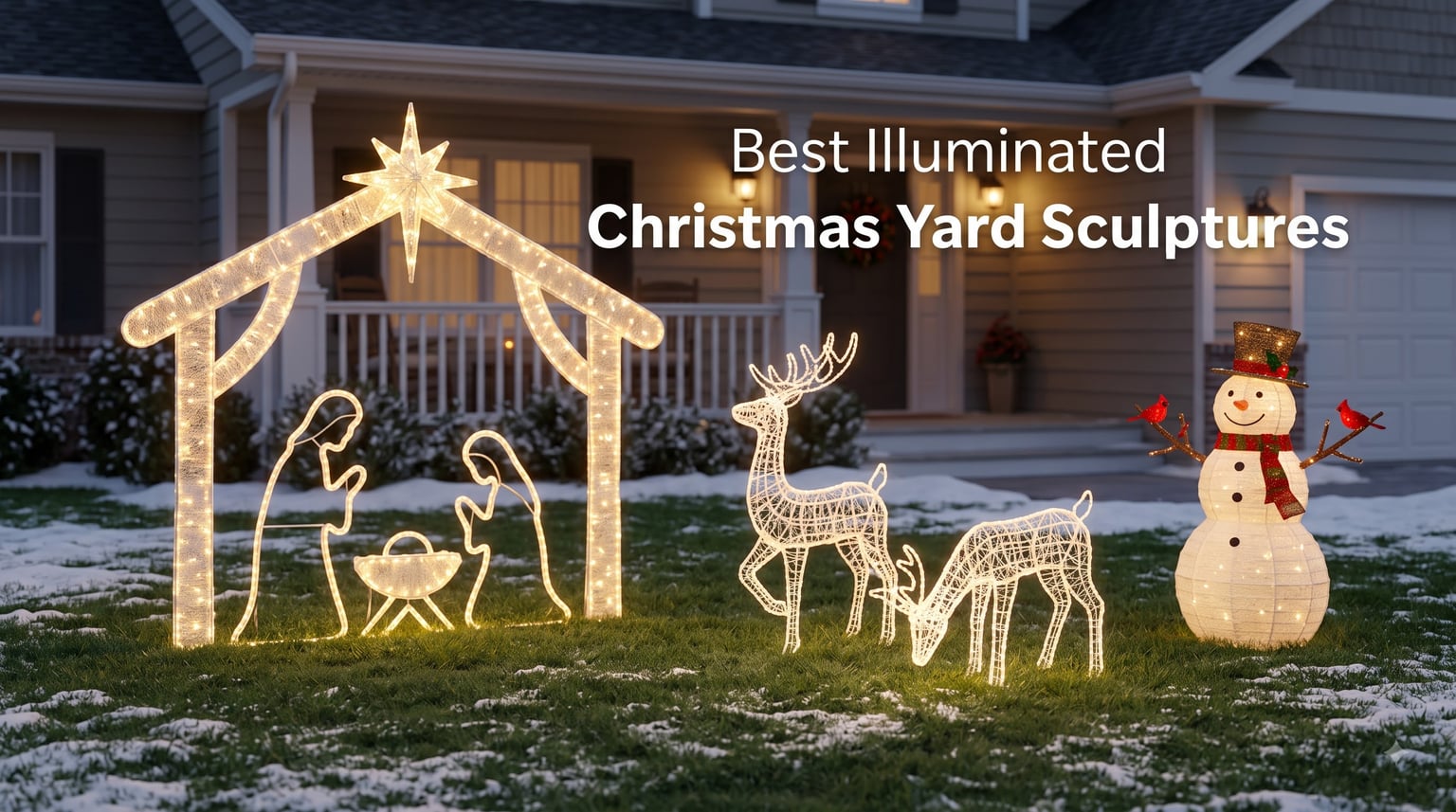 Best Illuminated Christmas Yard Sculptures