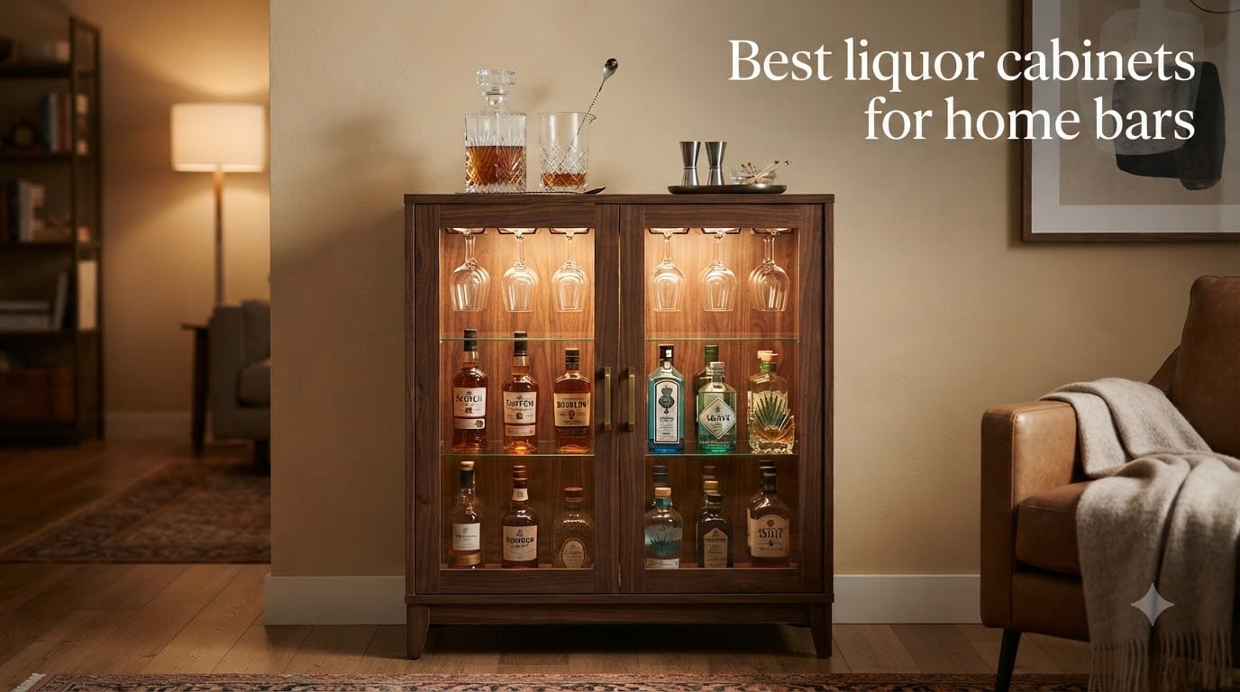 Best liquor cabinets for home bars