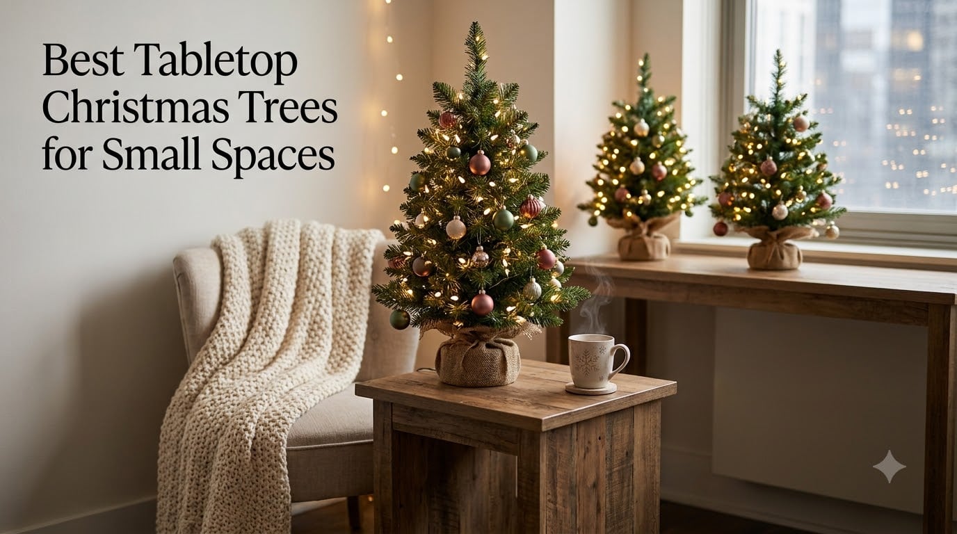 Best Tabletop Christmas Trees for Small Spaces