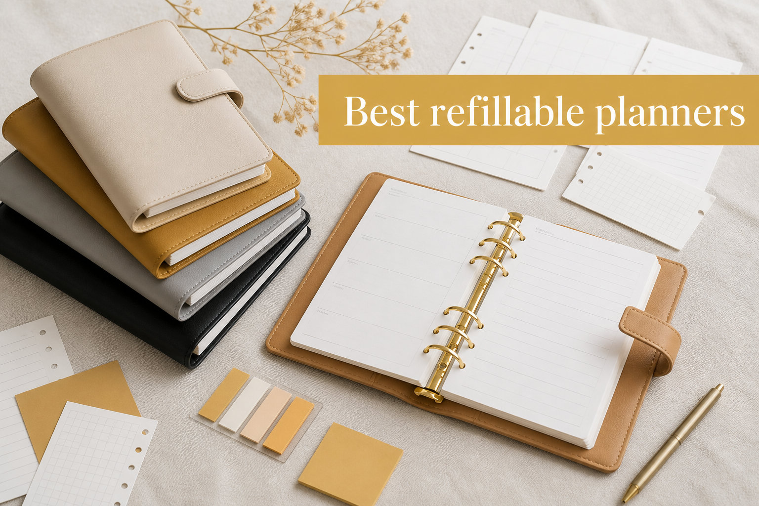 Best refillable planners