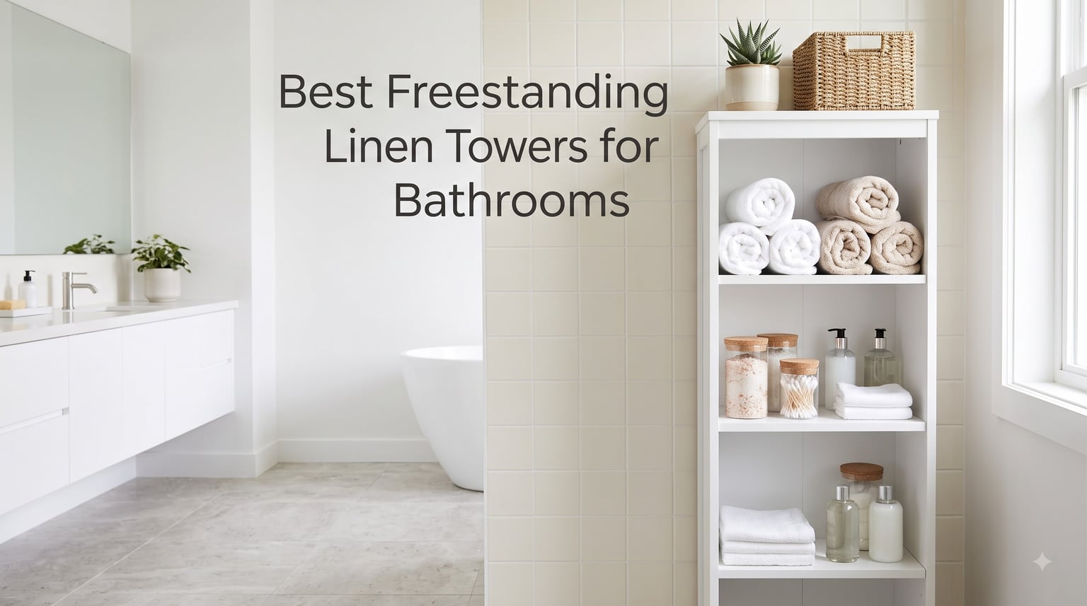 Best Freestanding Linen Towers for Bathrooms