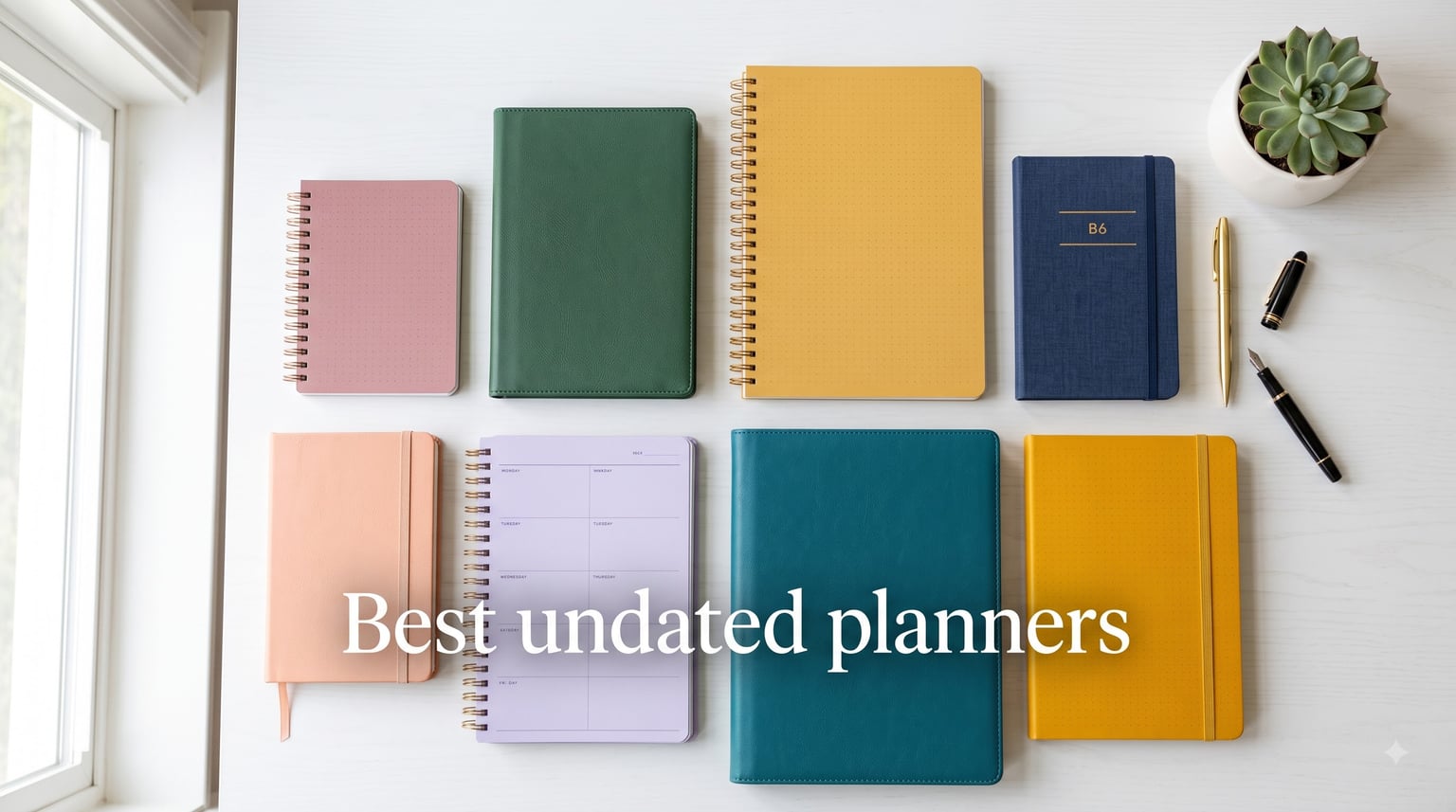 Best undated planners