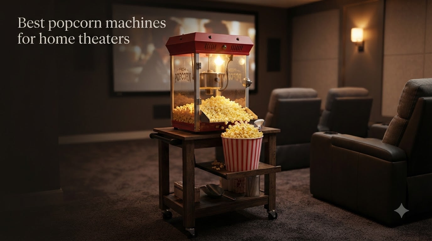 Best popcorn machines for home theaters