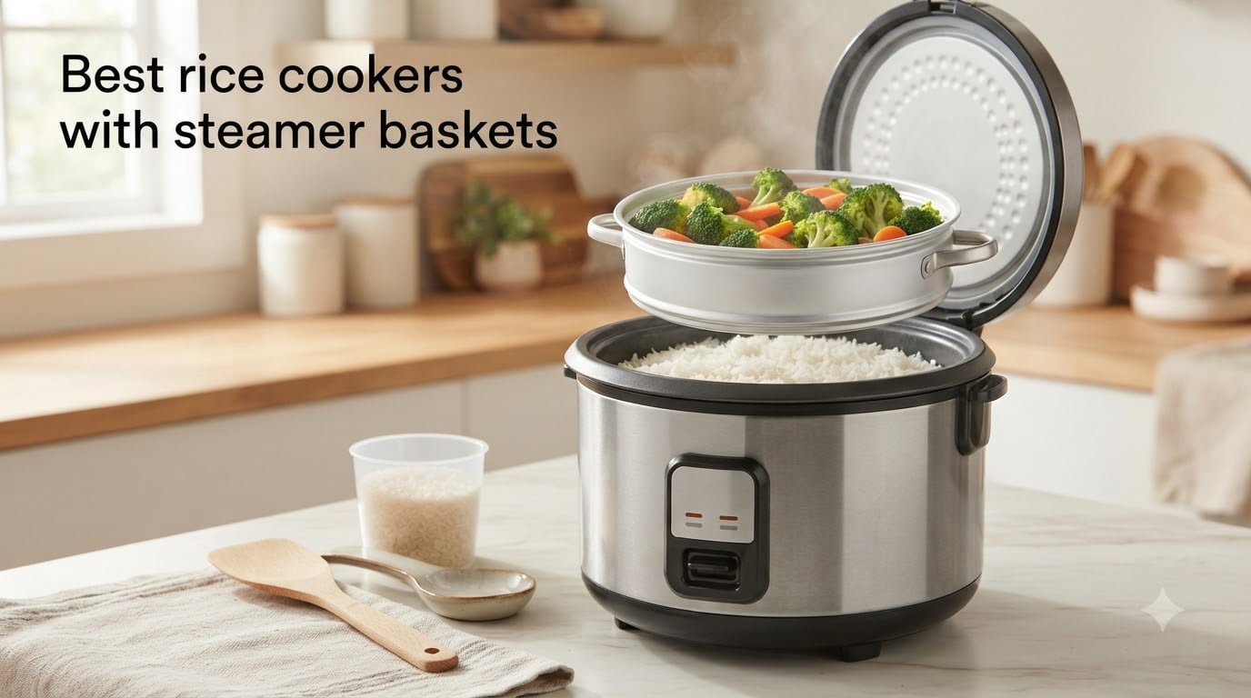 Best rice cookers with steamer baskets