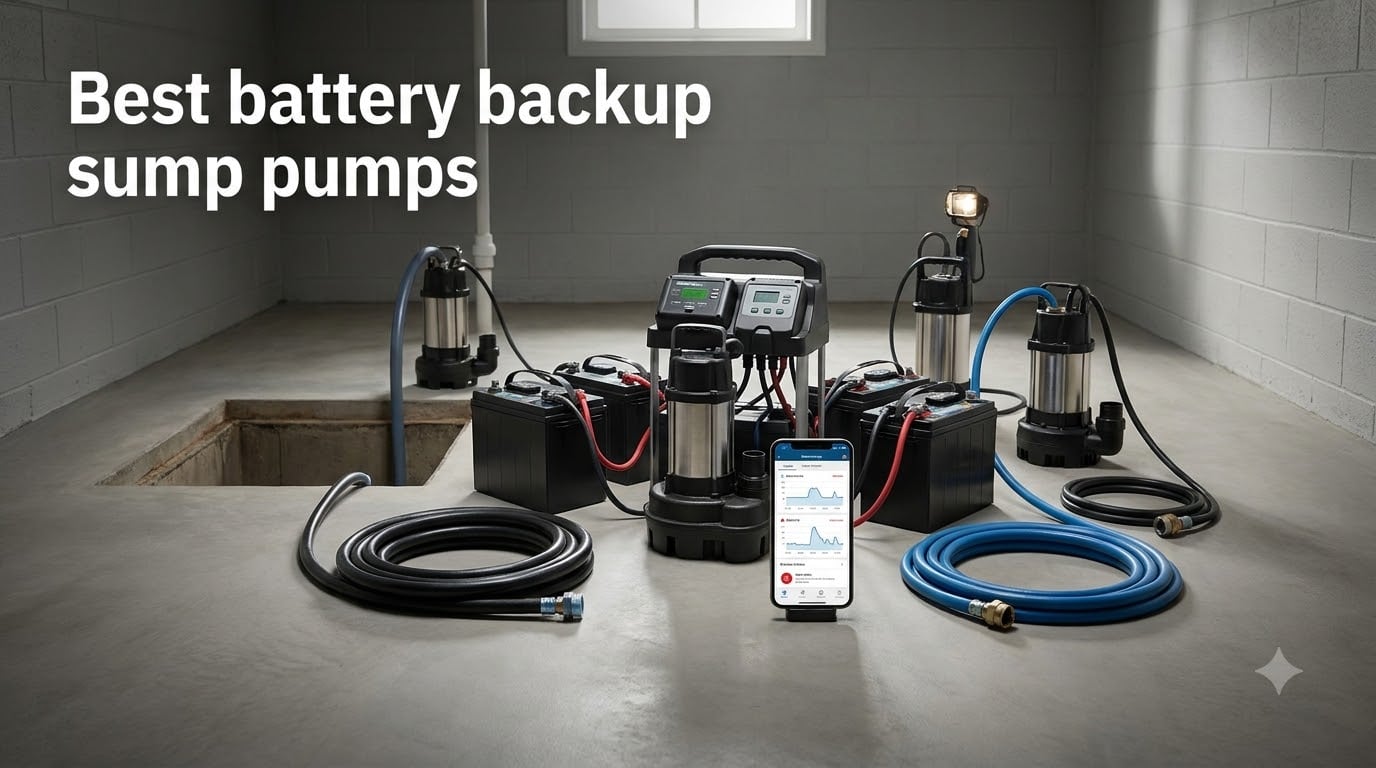 Best battery backup sump pumps