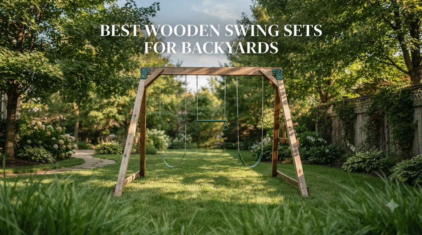 Best Wooden Swing Sets for Backyards