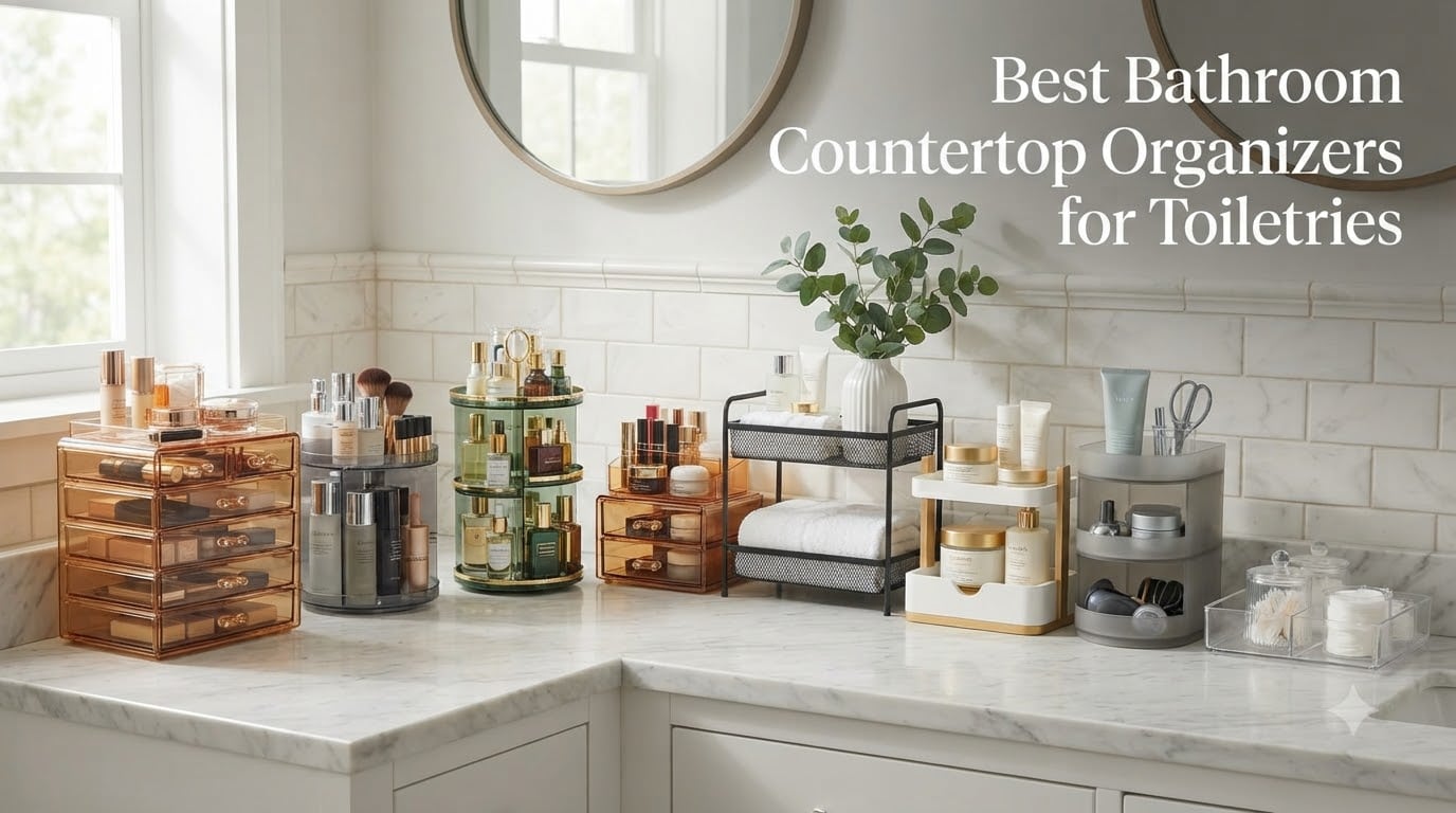 Best Bathroom Countertop Organizers for Toiletries