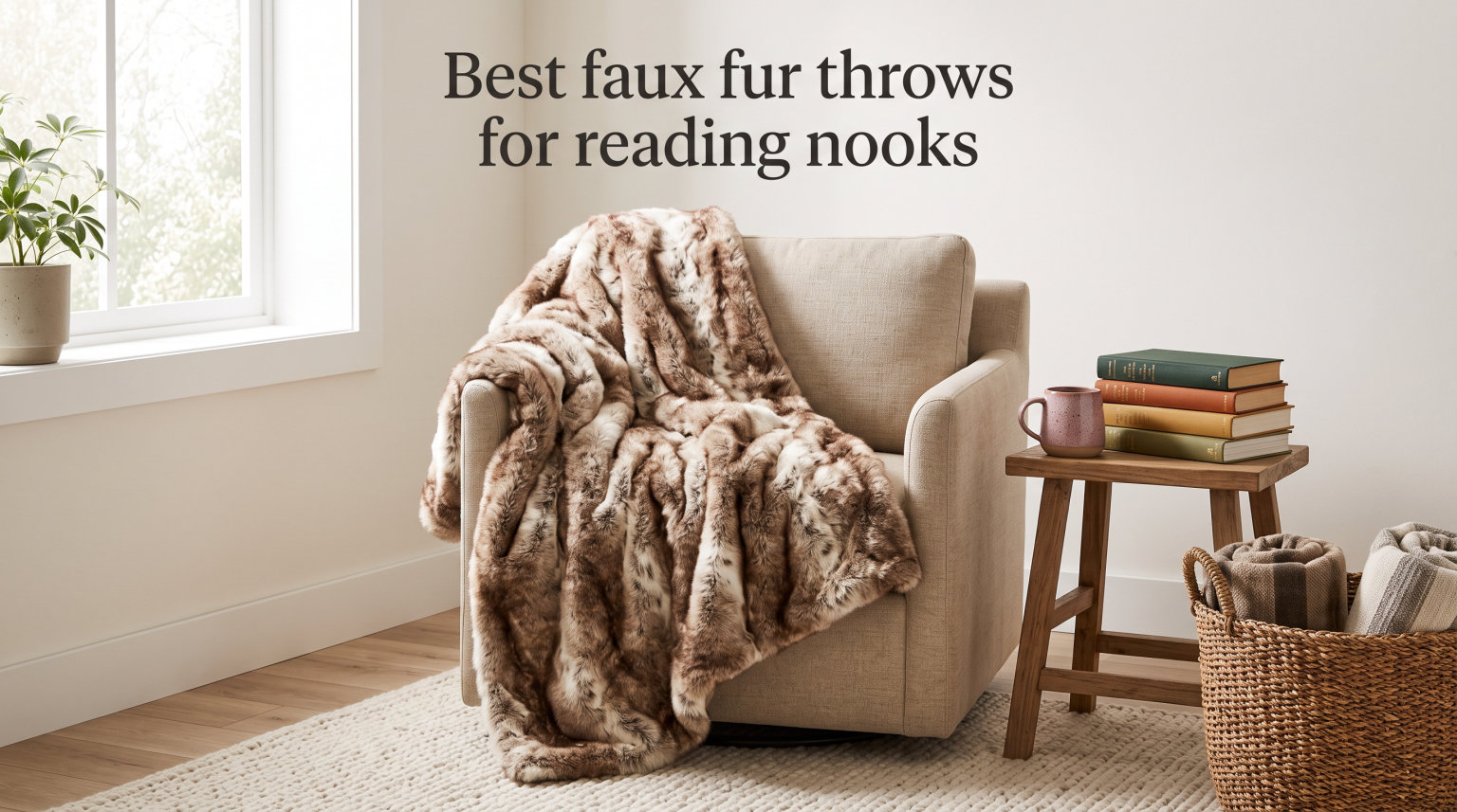Best faux fur throws for reading nooks