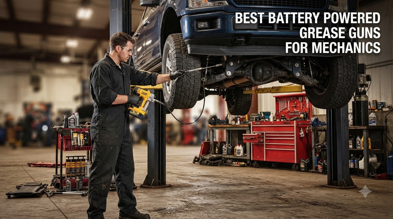 Best Battery Powered Grease Guns for Mechanics