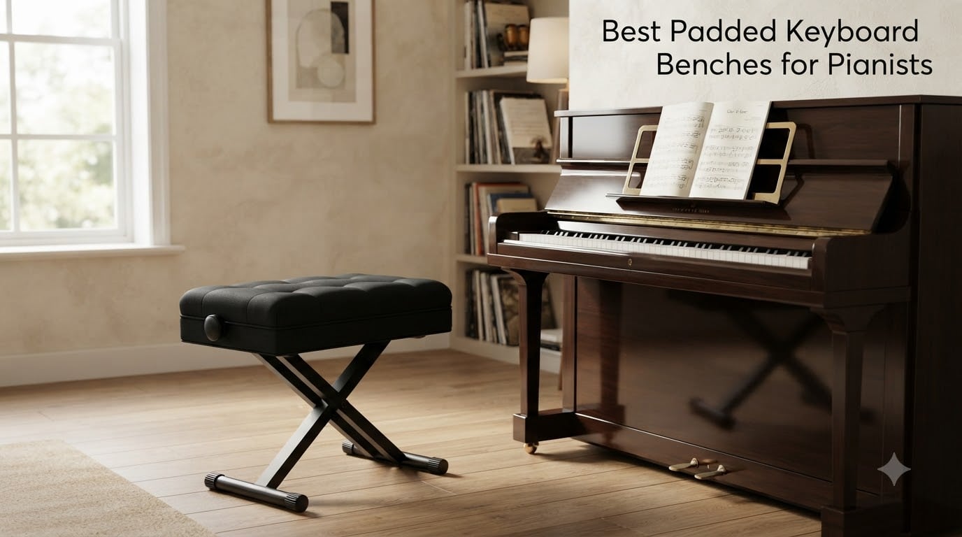 Best Padded Keyboard Benches for Pianists