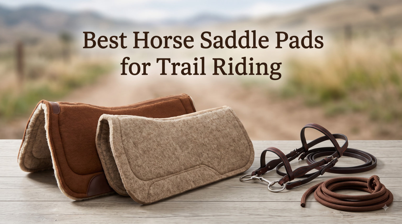 Best Horse Saddle Pads for Trail Riding