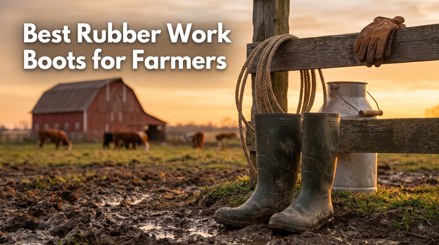 Best Rubber Work Boots for Farmers