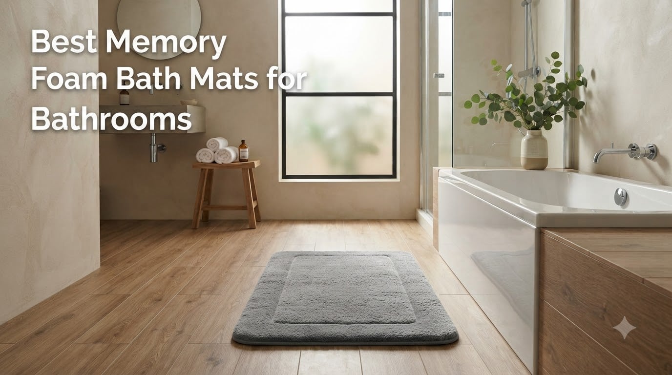 Best Memory Foam Bath Mats for Bathrooms