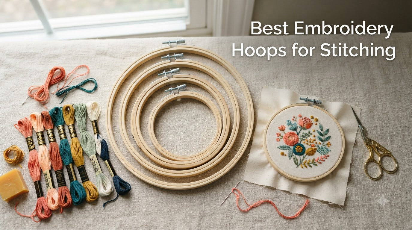 Best Embroidery Hoops for Stitching