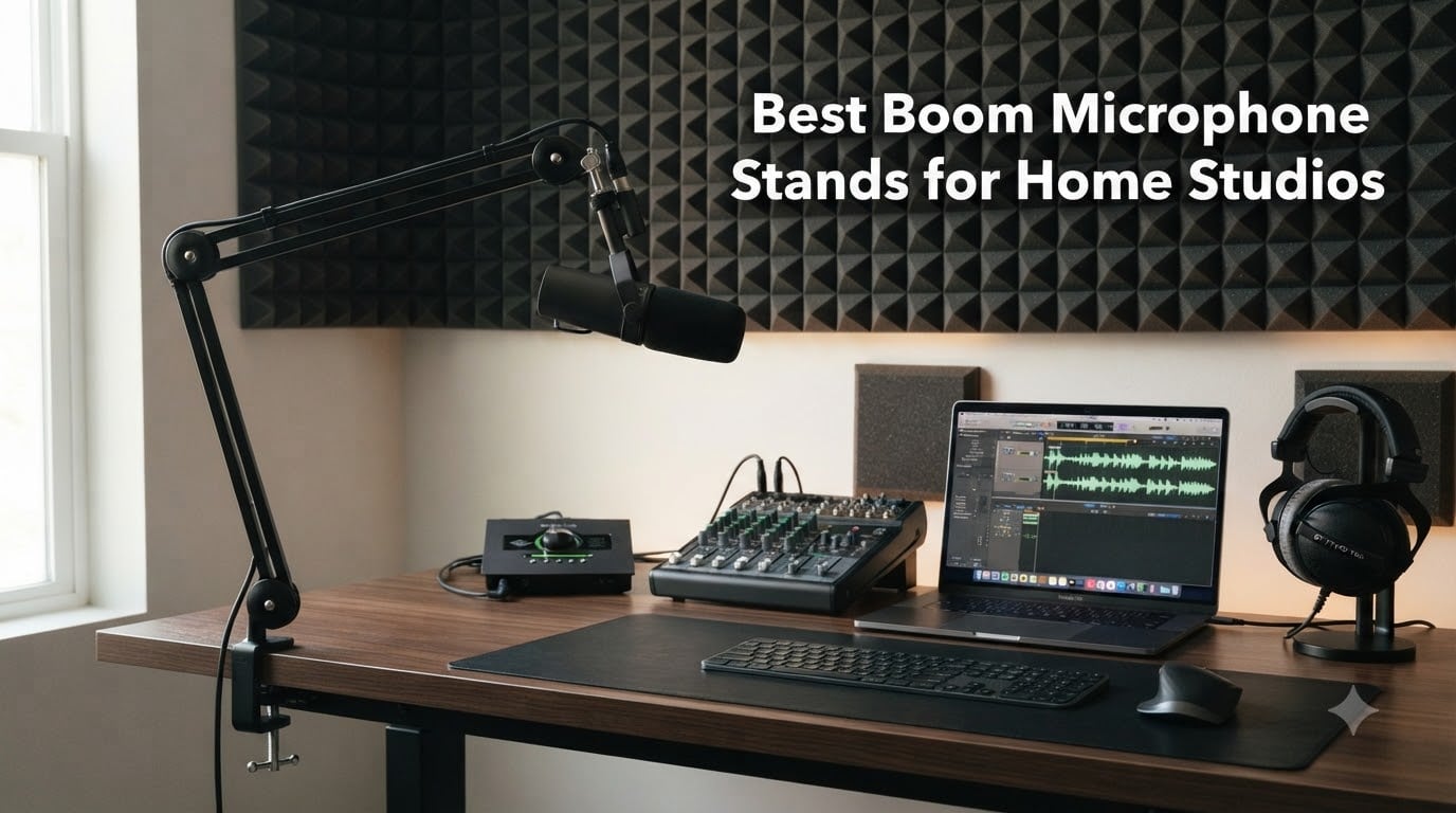 Best Boom Microphone Stands for Home Studios