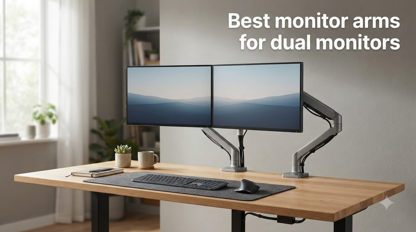 Best monitor arms for dual monitors