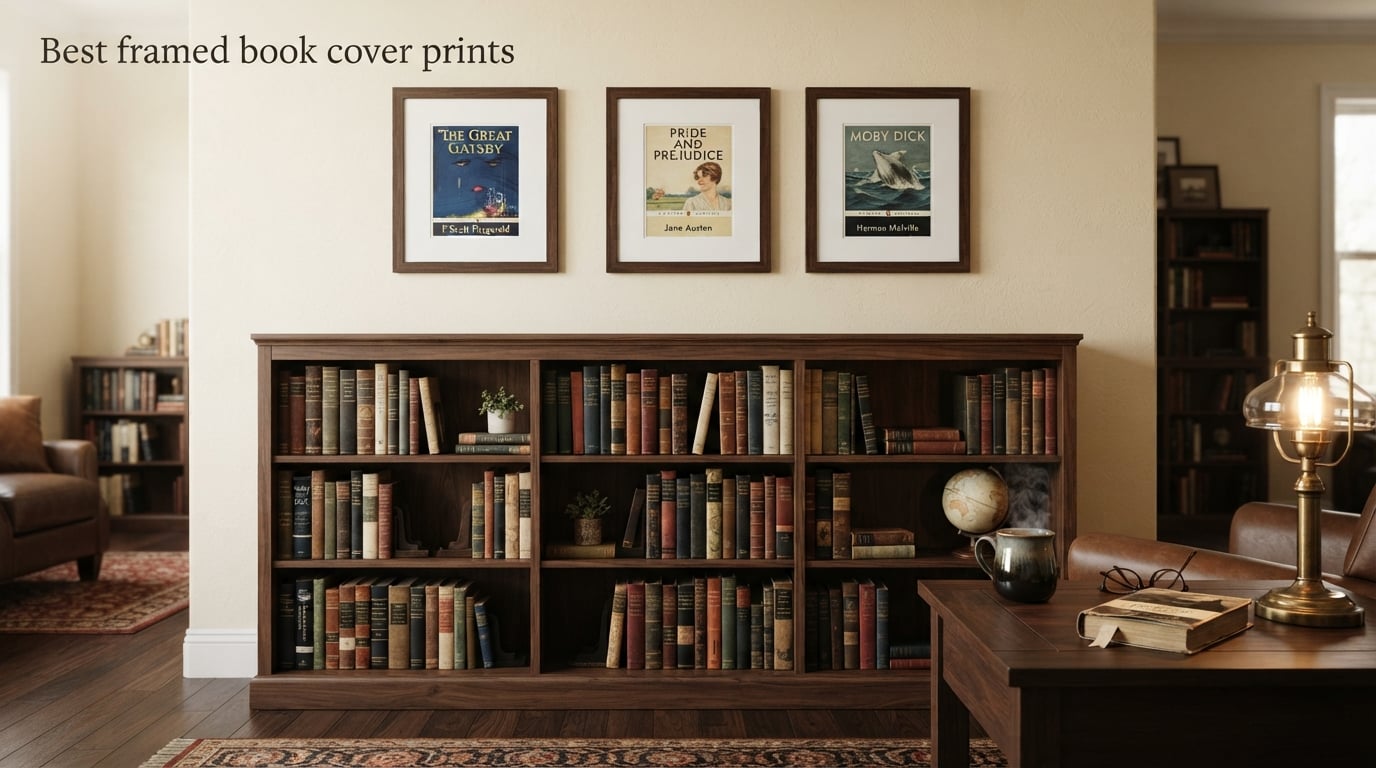 Best framed book cover prints