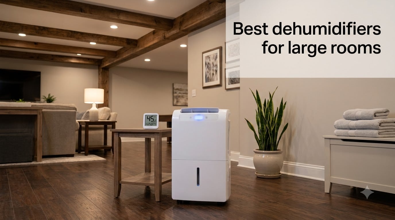 Best dehumidifiers for large rooms