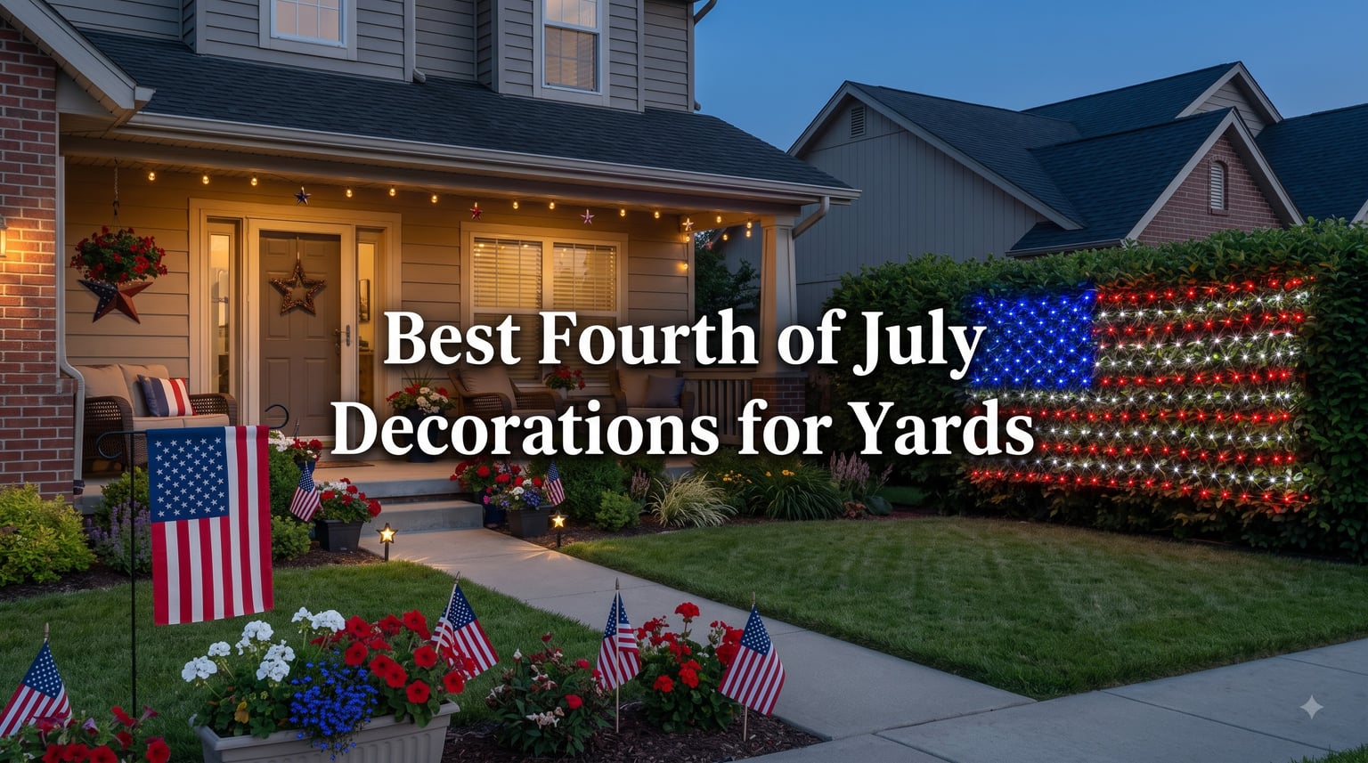 Best Fourth of July Decorations for Yards