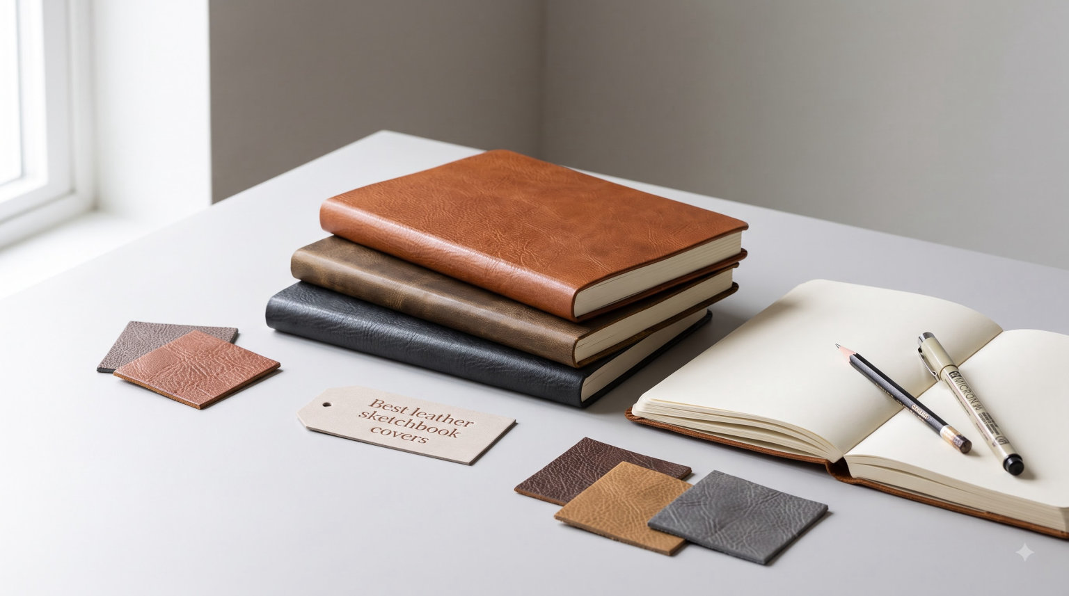 Best leather sketchbook covers