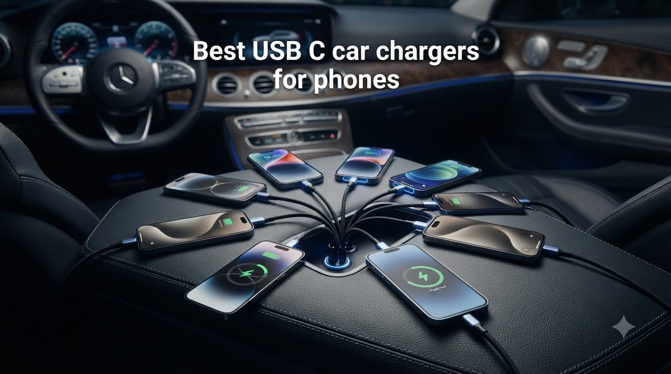 Best USB C car chargers for phones