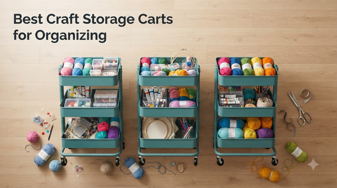 Best Craft Storage Carts for Organizing