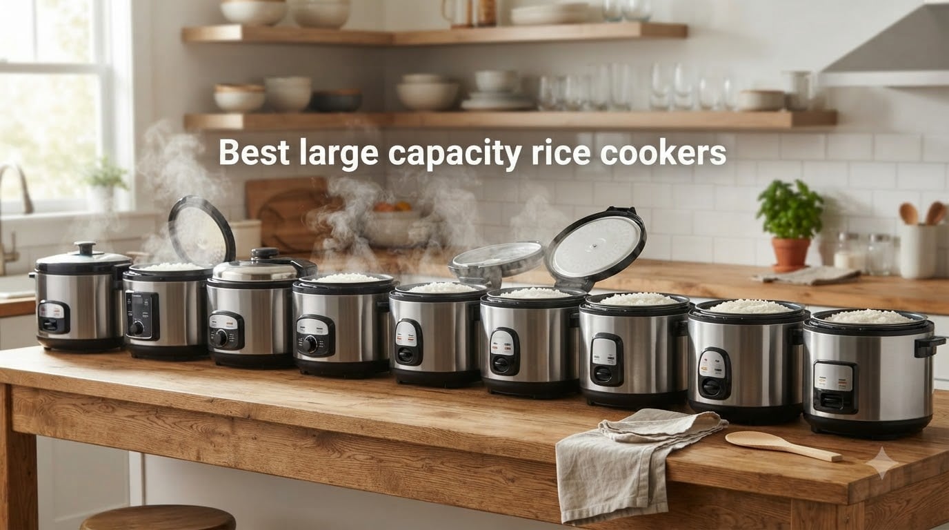 Best large capacity rice cookers