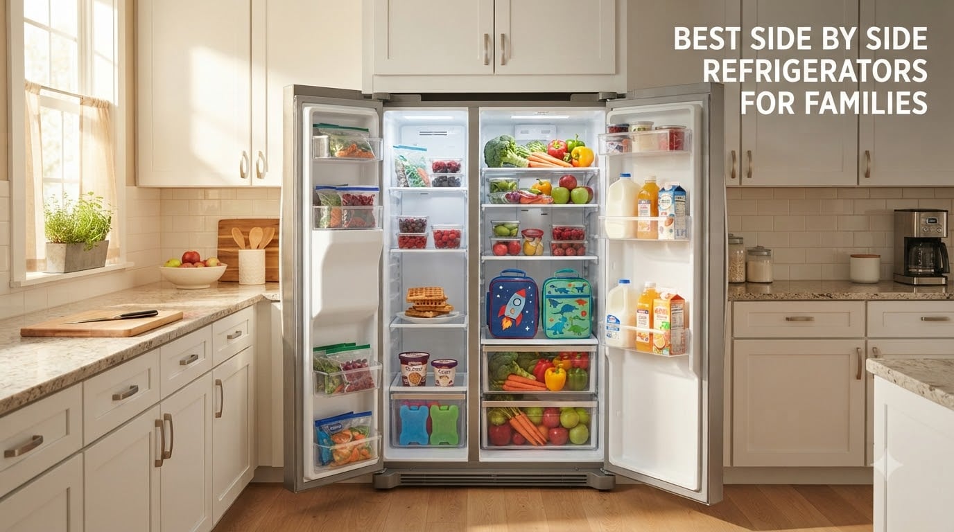 Best side by side refrigerators for families