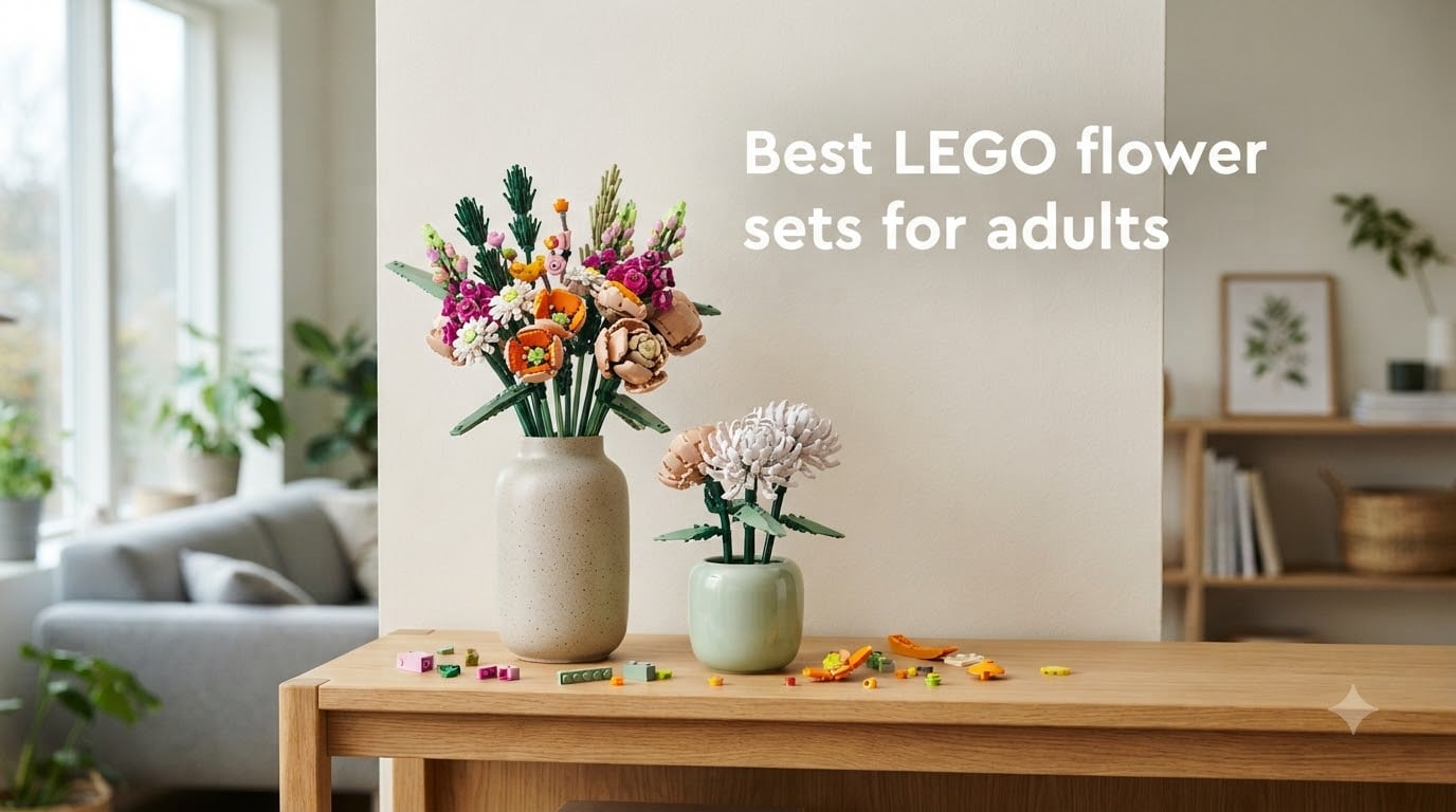 Best LEGO flower sets for adults