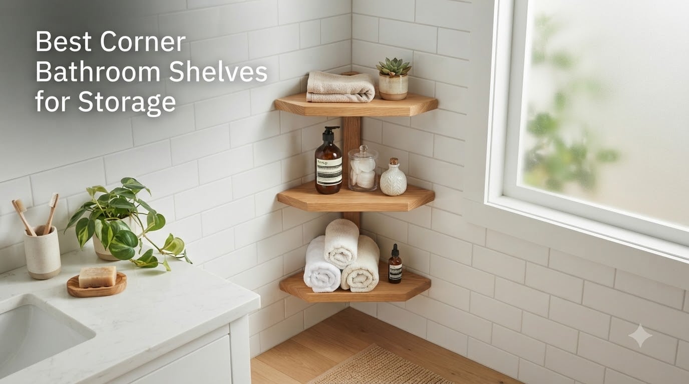 Best Corner Bathroom Shelves for Storage