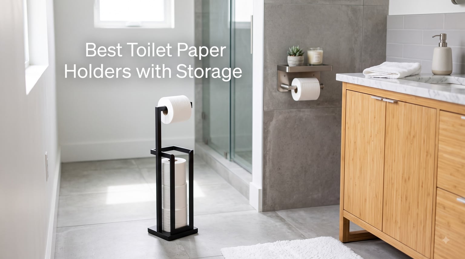 Best Toilet Paper Holders with Storage