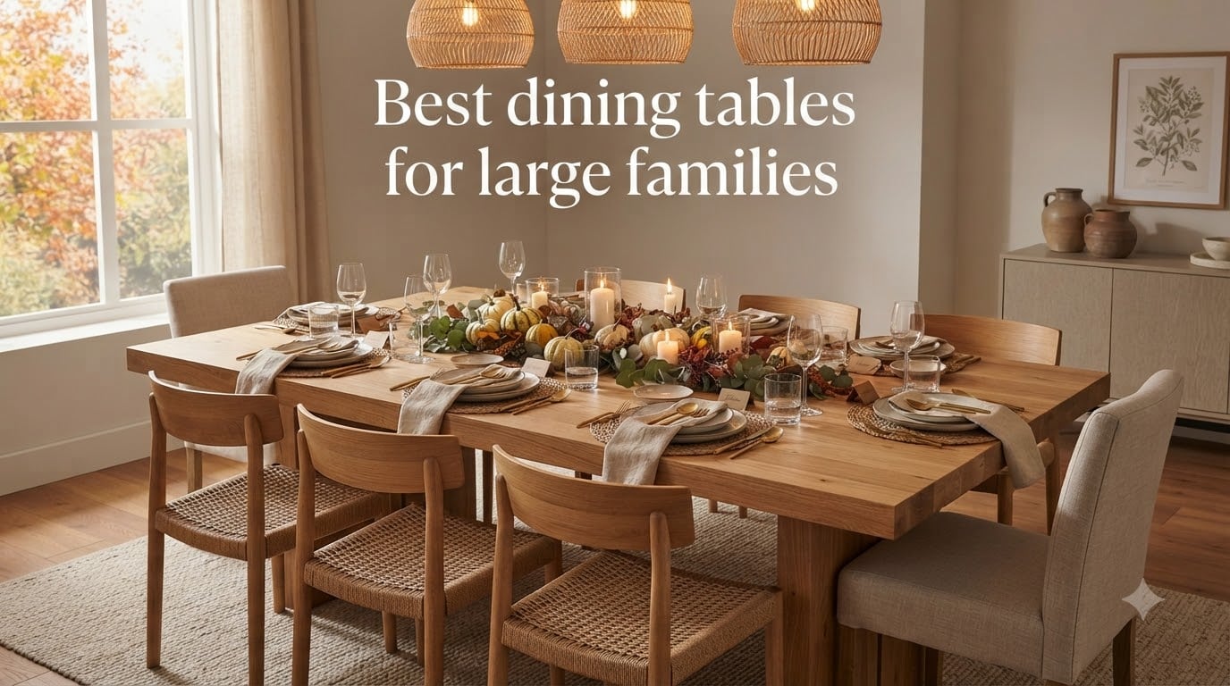 Best dining tables for large families