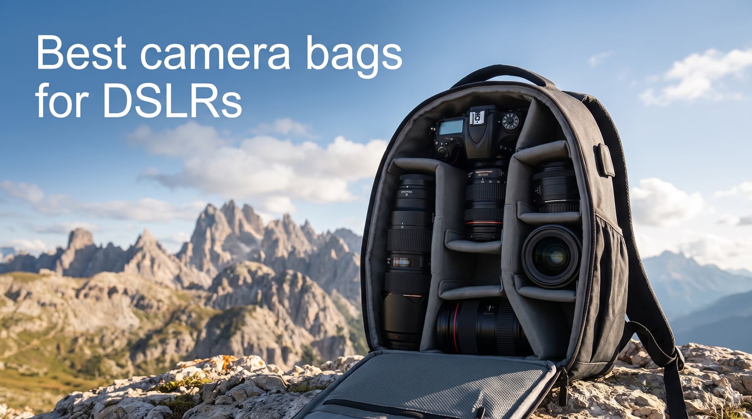 Best camera bags for DSLRs