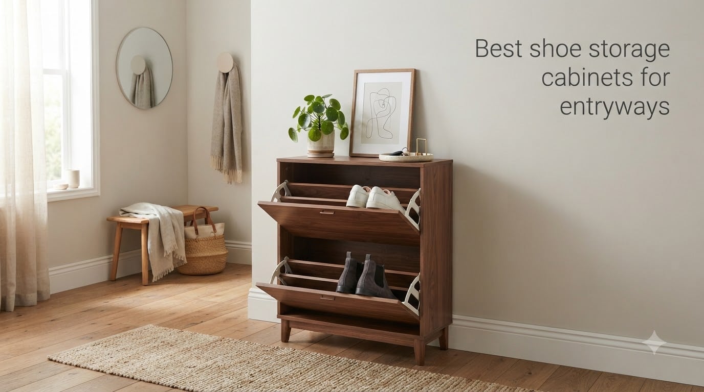 Best shoe storage cabinets for entryways