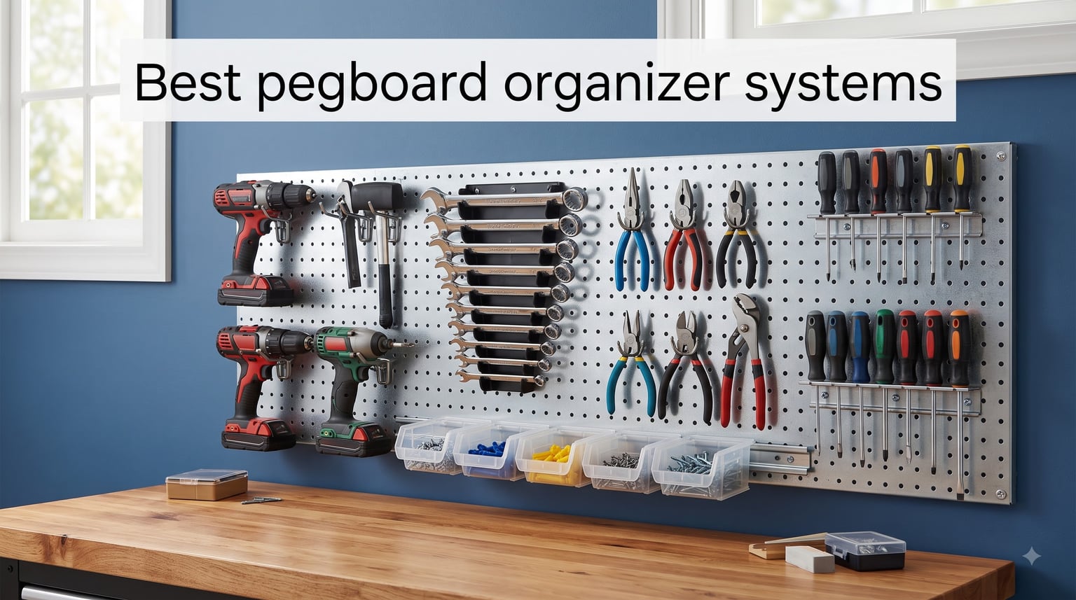 Best pegboard organizer systems