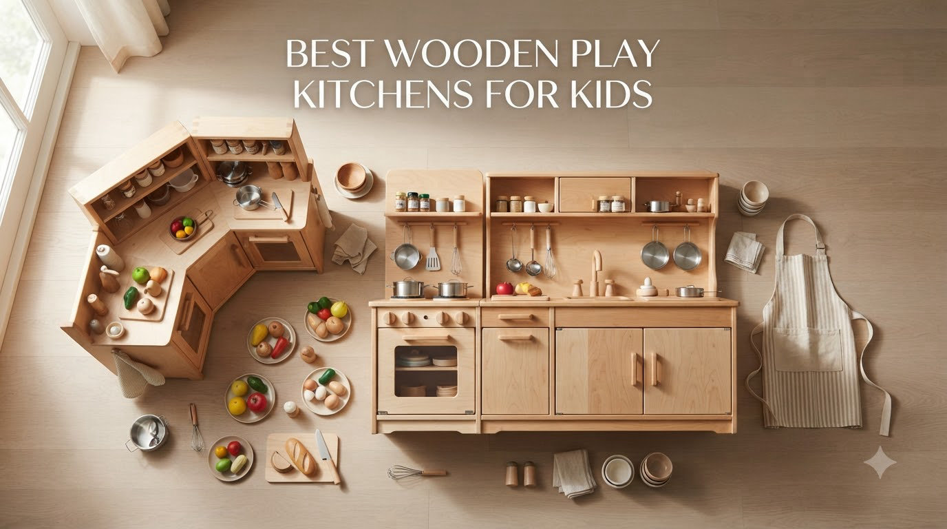 Best Wooden Play Kitchens for Kids