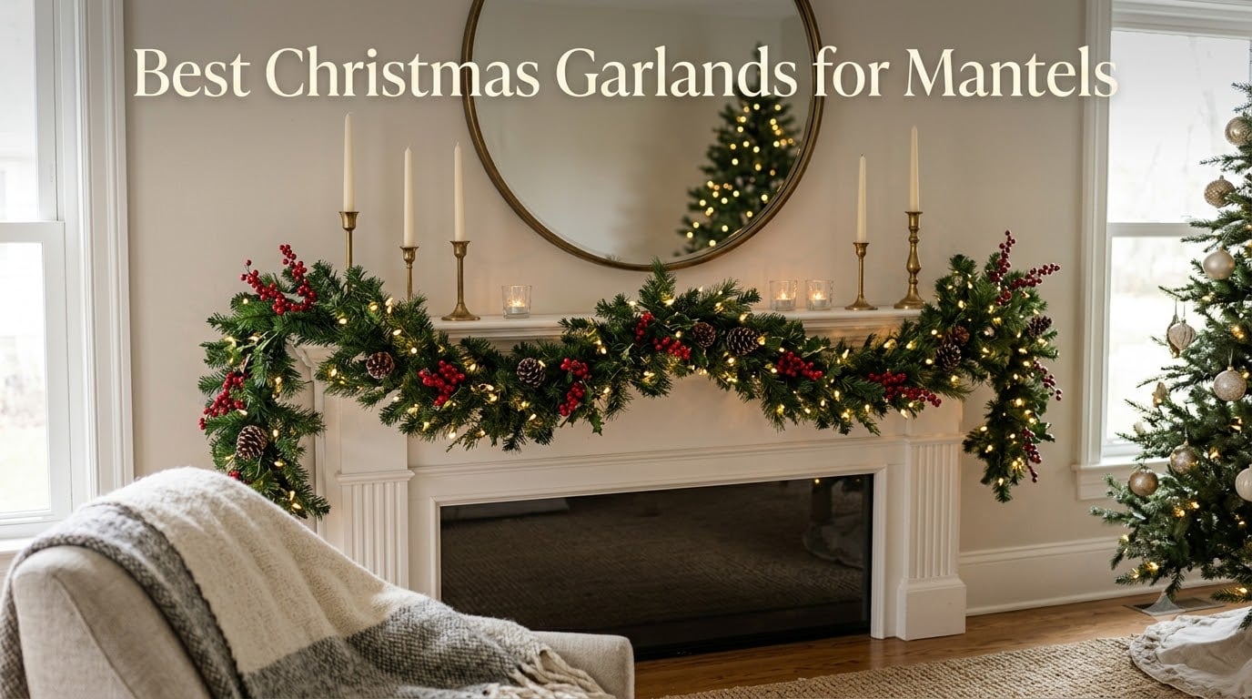 Best Christmas Garlands for Mantels