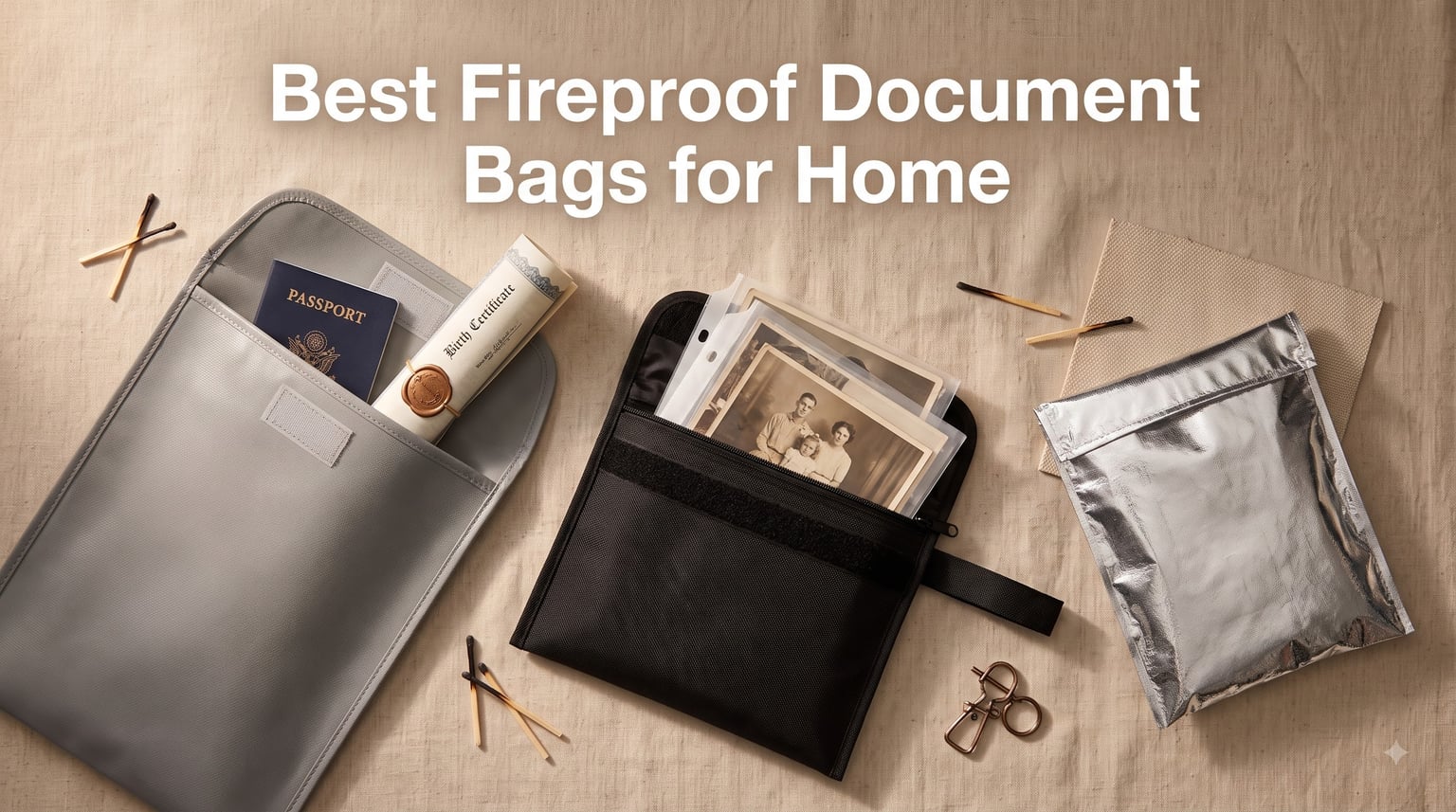Best Fireproof Document Bags for Home