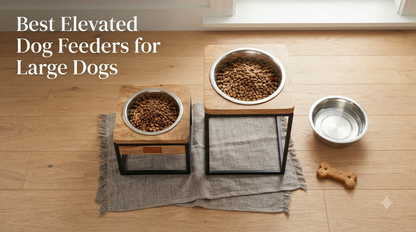 Best Elevated Dog Feeders for Large Dogs