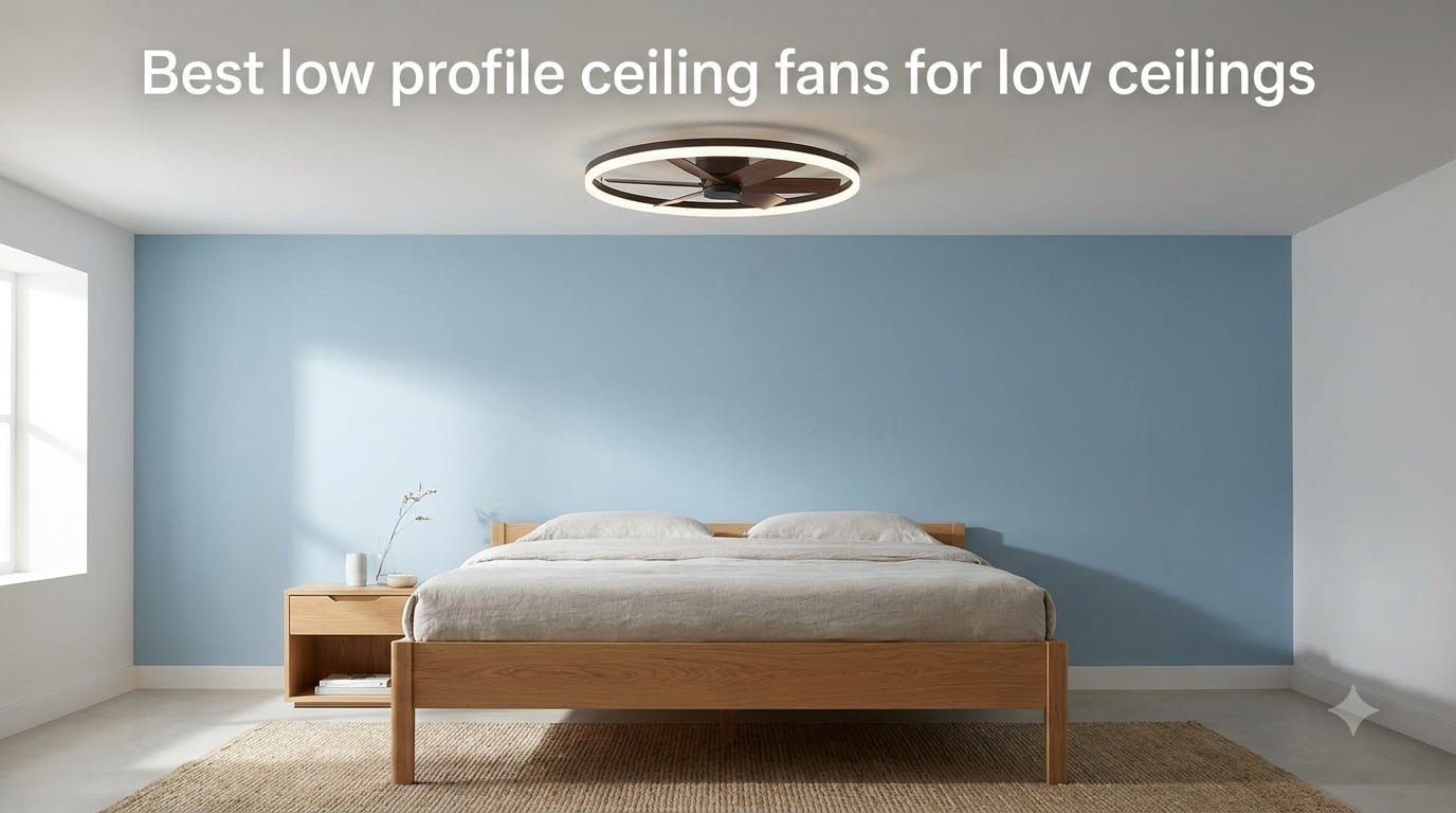 Best low profile ceiling fans for low ceilings