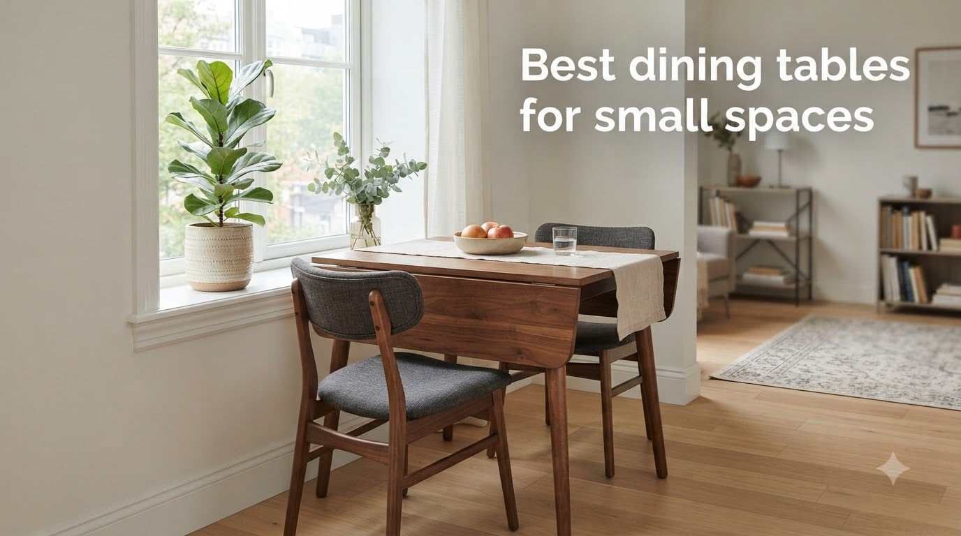 Best dining tables for small spaces