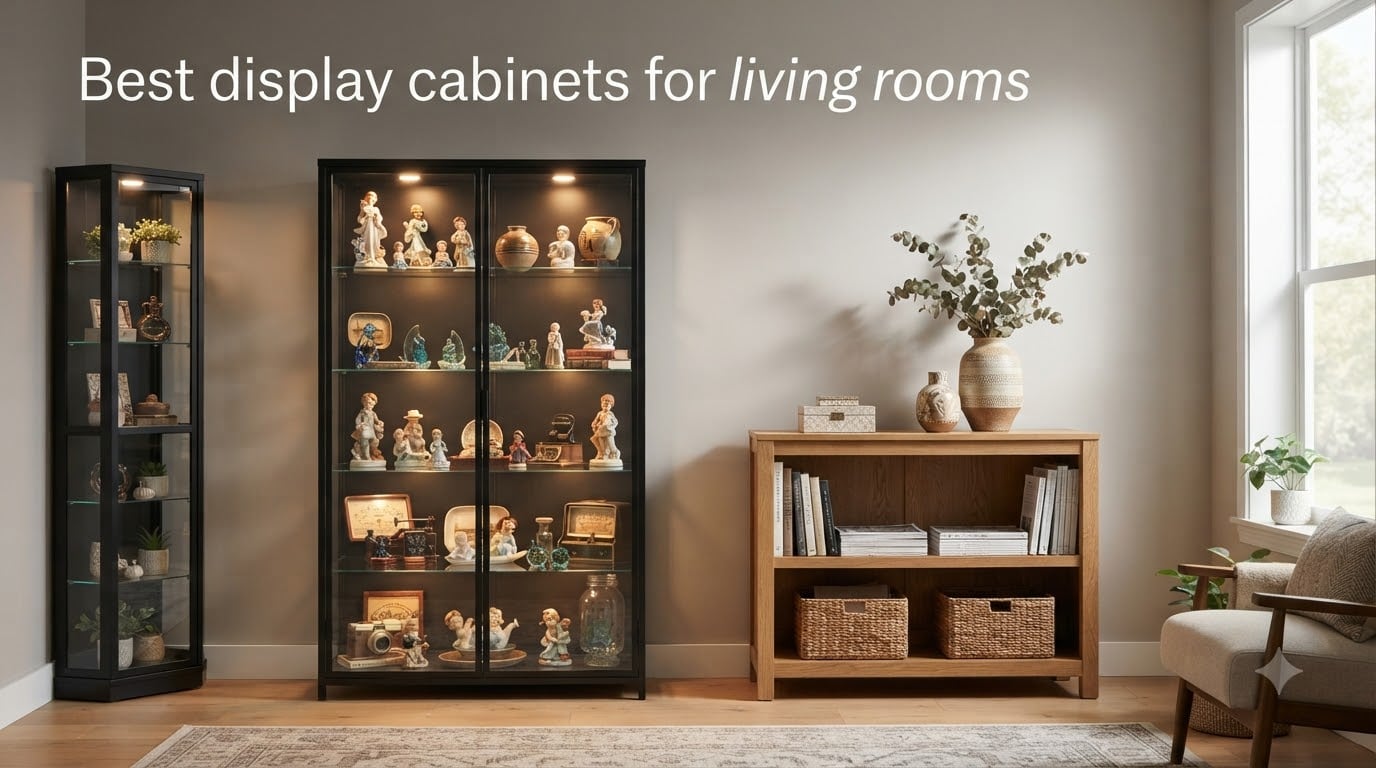 Best display cabinets for living rooms